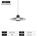 Axyaa Amber Glass Disc Wall Lamp LED Sconce - Modern Minimalist Indoor Lighting Fixtures