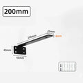 Axyaa Heavy Duty Cast Iron Floating Shelf Brackets 4MM - Kitchen Bathroom Organizers