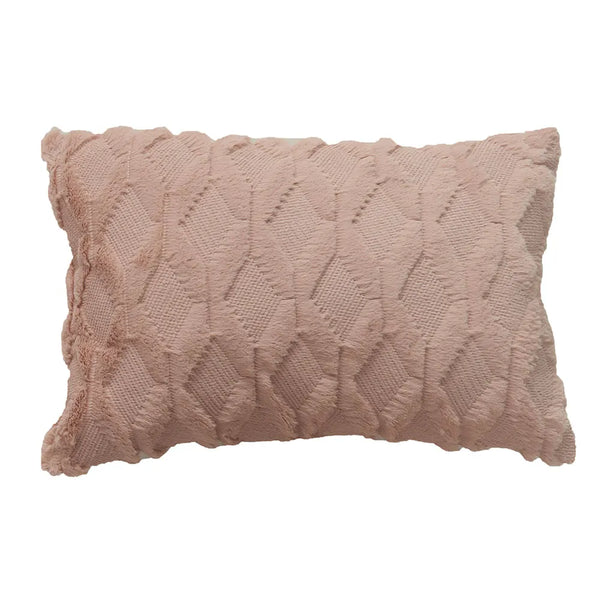 Axyaa Plush Cushion Cover in Nordic Style for Sofa, 30x50cm Decorative Pillow Cover