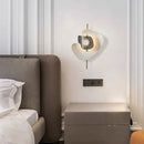 Axyaa Nordic Art Iron Wall Lamp for Living Room Study Bedroom Lighting