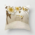 Axyaa Sunset Field Flowers Pillowcase Home Decor Office Car Ornaments