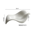 Axyaa Leaf Shape Ceramic Dinner Plate Set for Molecular Cuisine and More