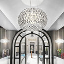 Axyaa Crystal Pendant Lamp: Artistic Nordic LED Lighting for Living Room Bedroom