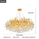 Axyaa Modern LED Branch Chandelier for Living Dining Hotel Hall Decor