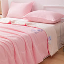 Axyaa High-Density Bubble Cotton Summer Quilt - Soft & Comfortable Fixed-Point Quilting