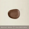 Axyaa Black Walnut Wood Tray: Japanese Style Dessert & Coffee Saucer