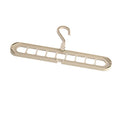Axyaa 9-hole Clothes Hanger Organizer Rotating Storage Rack for Wardrobe and Drying