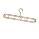 Axyaa 9-Hole Rotating Clothes Hanger Closet Organizer for Multi-port Clothing Storage