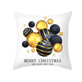 Axyaa Christmas Ball Cushion Cover Platinum Decoration