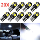Axyaa W5W T10 LED 5730 8SMD Car Interior Bulb 12V 194 168 Dome Parking Light