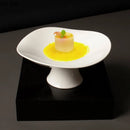 Axyaa Ceramic High-foot Main Dish Plate for Hotel Restaurant Kitchen