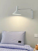 Axya Retro Rocker Wall Lamp | Foldable Bedroom Reading Light