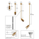 Axyaa Adjustable Nordic LED Pendant Lamp: Modern Bedroom Decor