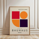Axyaa Retro Color Bauhaus Canvas Prints Geometric Wall Art Posters for Modern Home