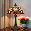 Stained Glass Desk Light Axyaa Brand – Retro Country Style Bedside Table Lamp