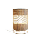 Axyaa Iron Rattan Floor Lamp: Modern Nordic Style LED Lights