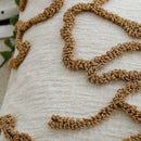 Boho Floral Tufted Cushion Cover 45x45 Pillowcase Home Decor - Axyaa