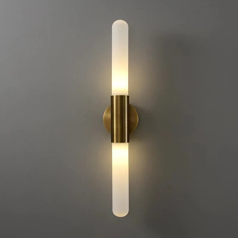 Axya Modern LED Wall Sconce White Sanding Acrylic Lighting