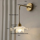 Axyaa Nordic Copper LED Wall Lamp Modern Acrylic Stair Light