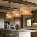 Axyaa Handmade Hemp Rope Pendant Light For Restaurant Bar Cafe Vintage Chandelier