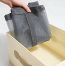 Axyaa Mesh Laundry Basket: Large Capacity, Portable, Foldable, Wall Hanging Design Home Organizer