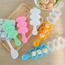 Axyaa Baby Rice Ball Mold Set - Kids Sushi Maker Kit & Vegetable Mould