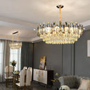 Axyaa Modern Crystal Chandelier for Elegant Indoor Lighting Atmosphere