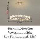 Axyaa Italian Luxury Crystal Chandelier - Designer Simplicity for Villa Dining