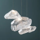 Axya Nordic Glass Led Pendant Lights for Living Room Dining Bar Counter