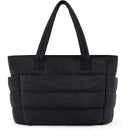 Axyaa Lightweight Puffy Duffel Bag with Compartments, Quilted Shoulder Handbag for Women