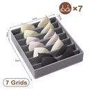 Axyaa Sports Bra Underwear Storage Box Organizer - Wardrobe Drawer Separator & Socks Panties Organizer