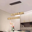 Axyaa Crystal Chandelier: Luxury Living Room & Dining Room Pendant Light