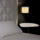 Axyaa Modern Glass Fabric Wall Lamp for Stylish Living Room and Hotel Headboard Decor