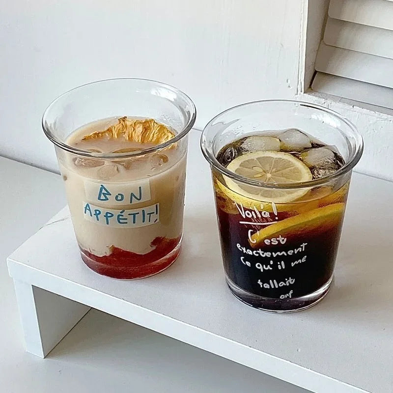 Axyaa Classic Glass Coffee Cup 350ML