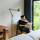 Axyaa Adjustable Danish Floor Lamp with Simple Reading Light