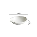 Axyaa Ceramic Soup Bowl Set: Kitchen & Restaurant Tableware with Rock Texture for Dining