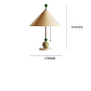Axyaa Cream Desk Lamp - Bauhaus Light Luxury for Bedside, Dining Room, and Office