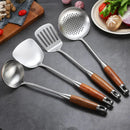 Axya Stainless Steel Rosewood Kitchen Utensil Turner Set