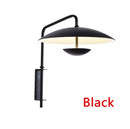 Axyaa Nordic UFO LED Wall Lamp: Retro Decorative Lighting for Home & Business