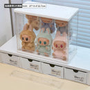 Axyaa Labubu Dolls Blind Box Display Rack - Transparent Acrylic Plush Toy Organizer
