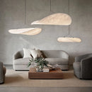 Axyaa Art Silk Sailboat Pendant Light: Wabi Sabi Minimalist Design