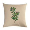 Axyaa Plant Print Embrace Pillowcase 45*45cm