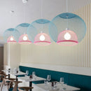 Axyaa Double-layer Birdcage Pendant Lamp: Creative Nordic Style for Artful Cafe and Restaurant Lighting