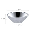 Axyaa Stainless Steel Double-layer Ramen Bowl Japanese-style Kitchen Tableware