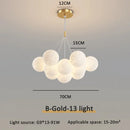 Axyaa Modern Nordic Ball Chandelier Pendant Light for Living Room Office Bedroom