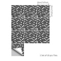 Axyaa Kitchen Bathroom Mosaic Tile Sticker Splashback Decoration Self-Adhesive Wall Panel