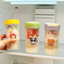 Axyaa Breakfast Cup with Handle, Microwave Safe Bento Box for Oatmeal, Nut, Yogurt