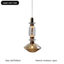 Axyaa Glass Bubble LED Pendant Lamps for Kitchen Dining Bedroom Designer Installation