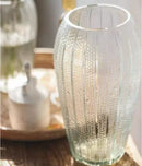 Axyaa Vintage Glass Vase for Living Room Flower Arrangement