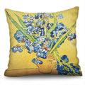 Axyaa Sunflower Starry Sky Oil Painting Polyester Cushion Cover Home Decor Pillowcase